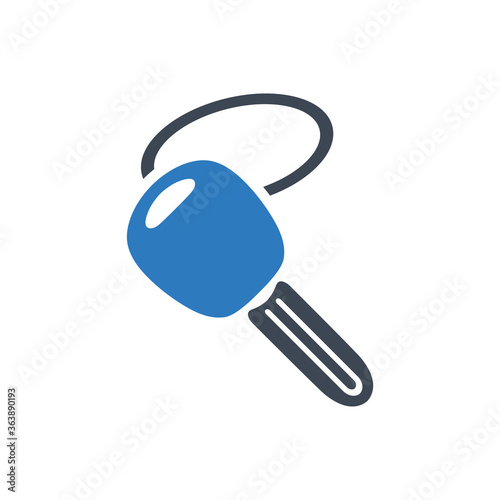 Master key icon (vector illustration)