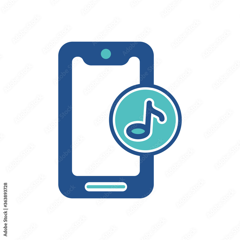 playing music on smartphone icon design,flat trendy style collection playing music on smartphone icon design,flat trendy style collection