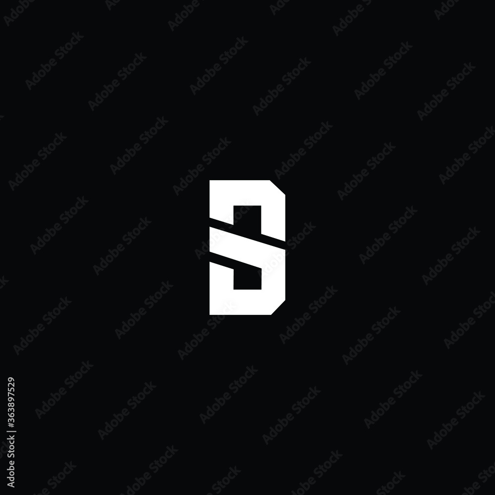 Minimal elegant monogram art logo. Outstanding professional trendy awesome artistic B BS SB initial based Alphabet icon logo. Premium Business logo white color on black background Minimal elegant monogram art logo. Outstanding professional trendy awesome artistic B BS SB initial based Alphabet icon logo. Premium Business logo white color on black background