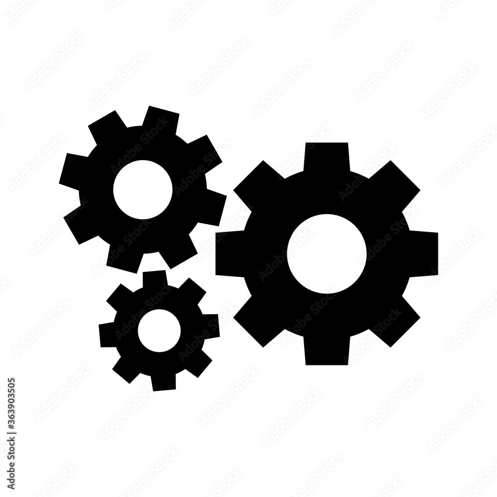 circle cog black for mechanization icon isolated on white, gear symbol for button black icon for progress web, simple circle cog shape for engineering mechanism, machinery industrial technology sign circle cog black for mechanization icon isolated on white, gear symbol for button black icon for progress web, simple circle cog shape for engineering mechanism, machinery industrial technology sign