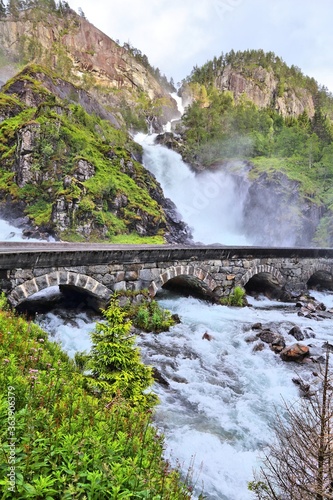Norway - Latefossen waterfall