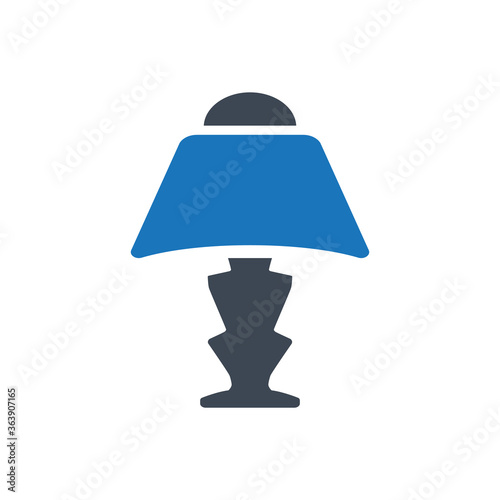 Floor lamp icon (vector illustration)