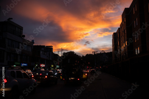 night traffic in the city © daniel