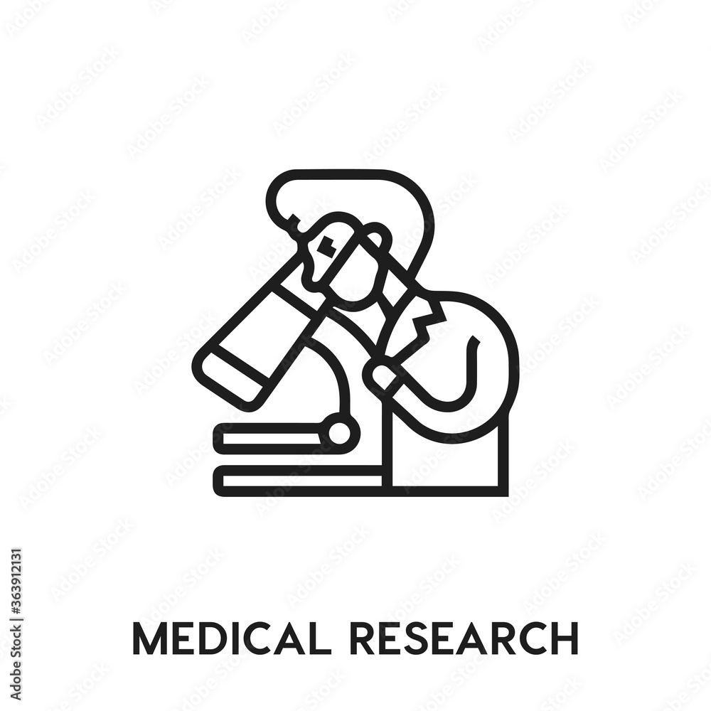 medical research vector icon. medical research sign symbol. Modern simple icon element for your design medical research vector icon. medical research sign symbol. Modern simple icon element for your design