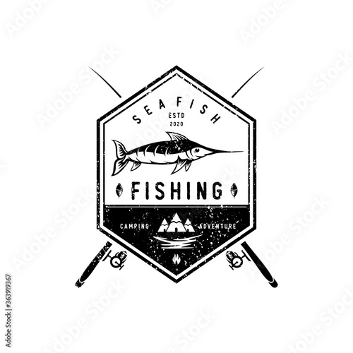 Profesional Sport fishing badges