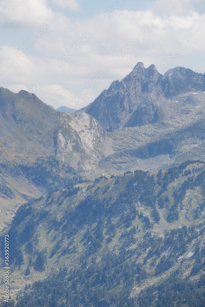 Benasque, Huesca/Spain; Aug. 24, 2017. The Posets-Maladeta Natural Park is a Spanish protected natural space. Benasque, Huesca/Spain; Aug. 24, 2017. The Posets-Maladeta Natural Park is a Spanish protected natural space.