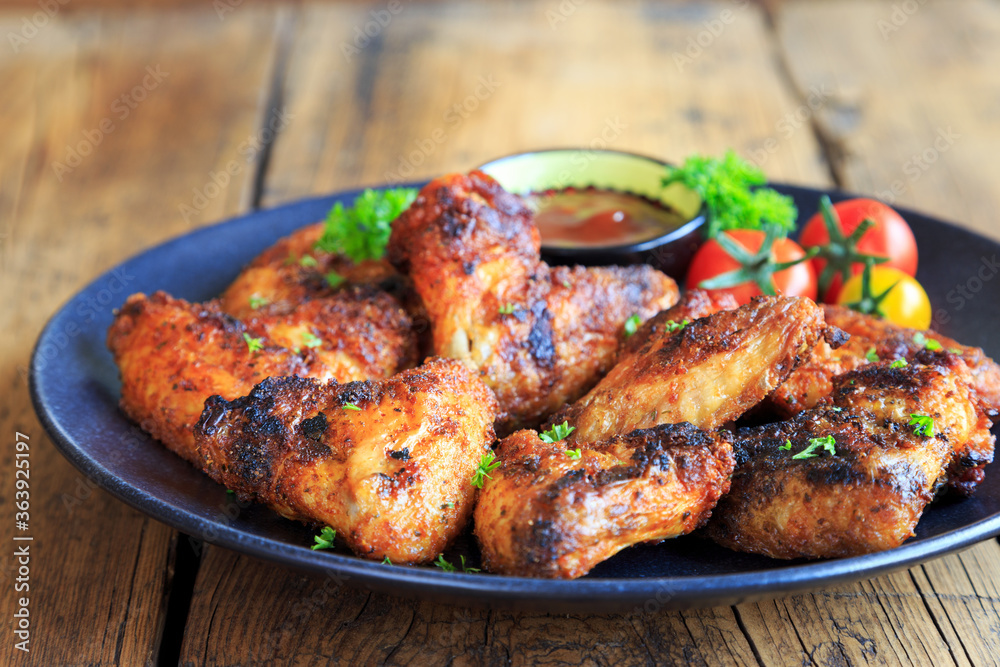 grilled chicken wings