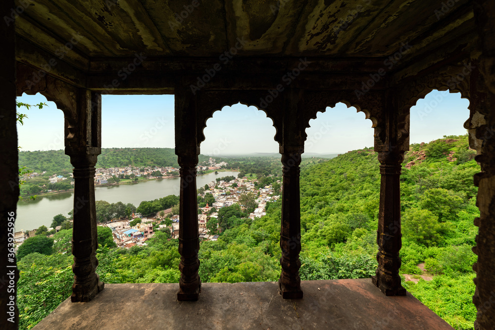 Beautiful view of Narsinghgarh Fort,Narsinghgarh (near Bhopal), Madhya Pradesh, India.
