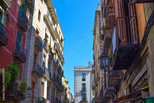 Fototapeta Naklejka Na Ścianę i Meble -  スペイン　バルセロナの街並み