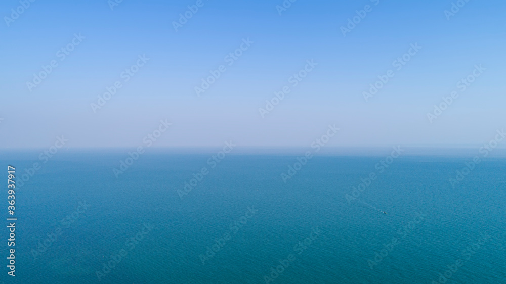 custom made wallpaper toronto digitalA small boat was sailing on the sea and the blue sky