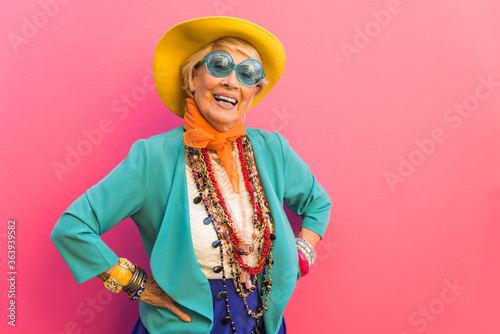 Fotografija Senior woman with fancy style