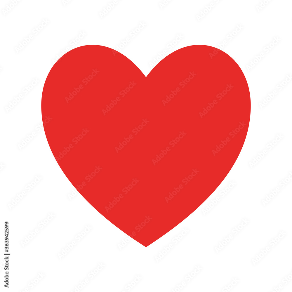 heart flat style icon design of love passion and romantic theme Vector illustration heart flat style icon design of love passion and romantic theme Vector illustration