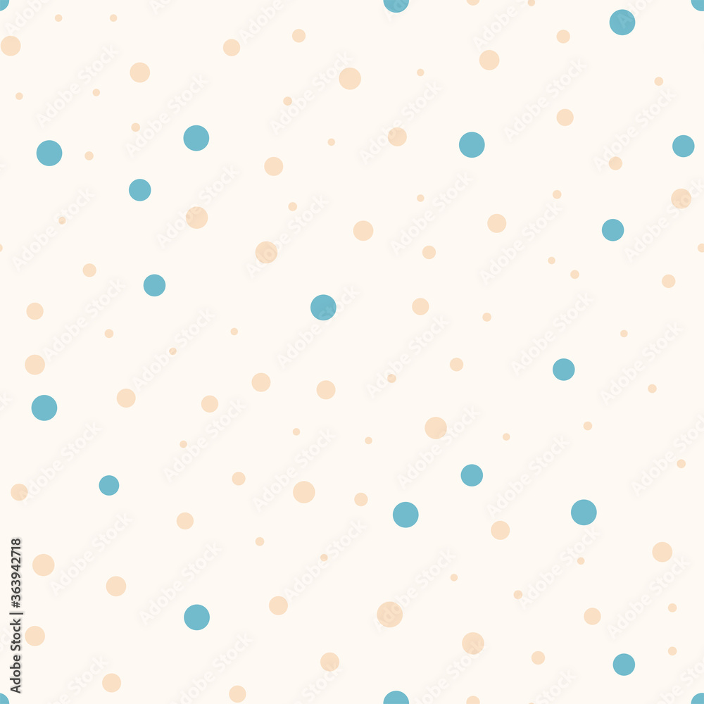 Confetti blue seamless pattern. Texture for birthday - fabric, wrapping, textile, wallpaper, apparel. 