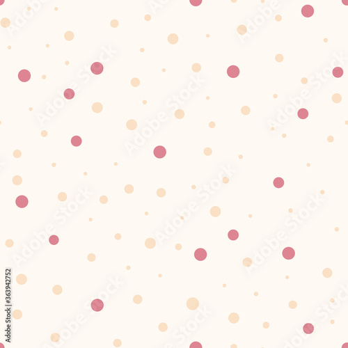 Confetti pink seamless pattern. Texture for birthday - fabric, wrapping, textile, wallpaper, apparel. 