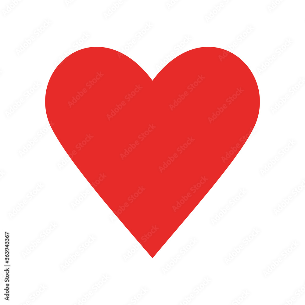 heart flat style icon design of love passion and romantic theme Vector illustration heart flat style icon design of love passion and romantic theme Vector illustration