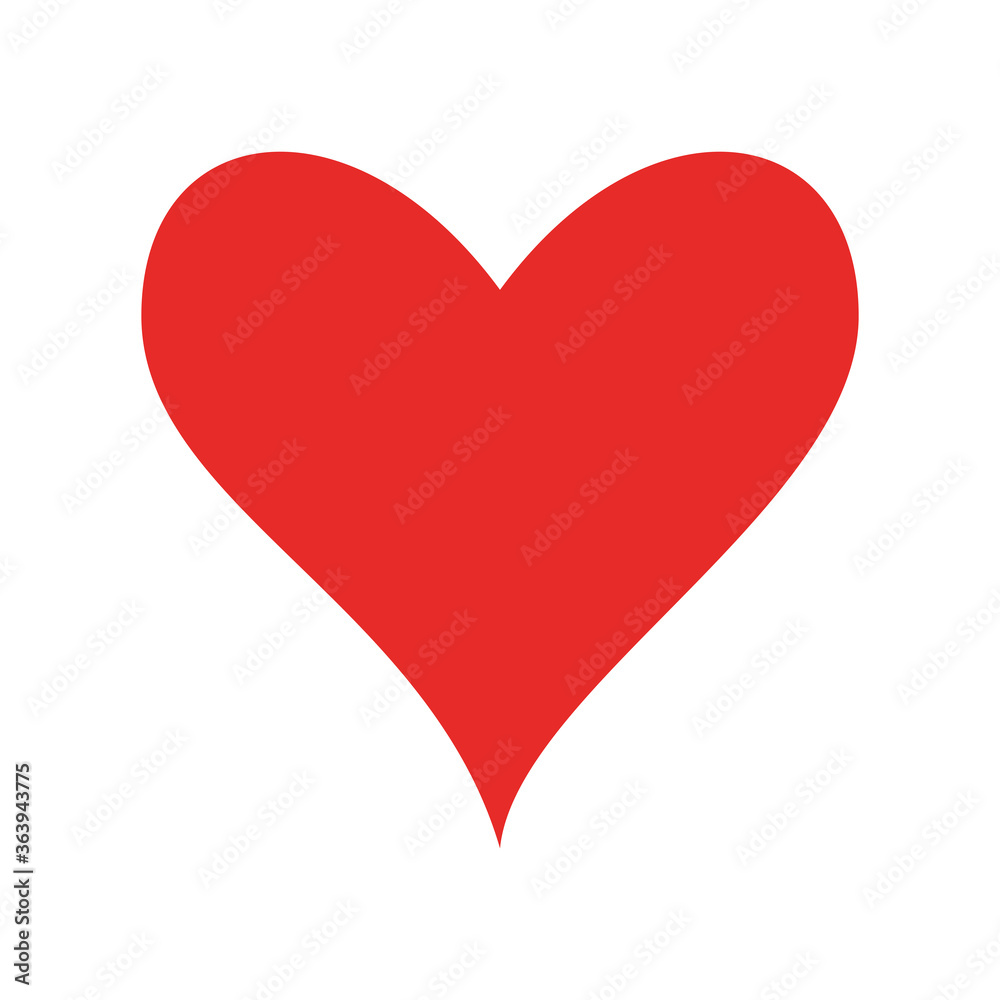 heart flat style icon design of love passion and romantic theme Vector illustration heart flat style icon design of love passion and romantic theme Vector illustration