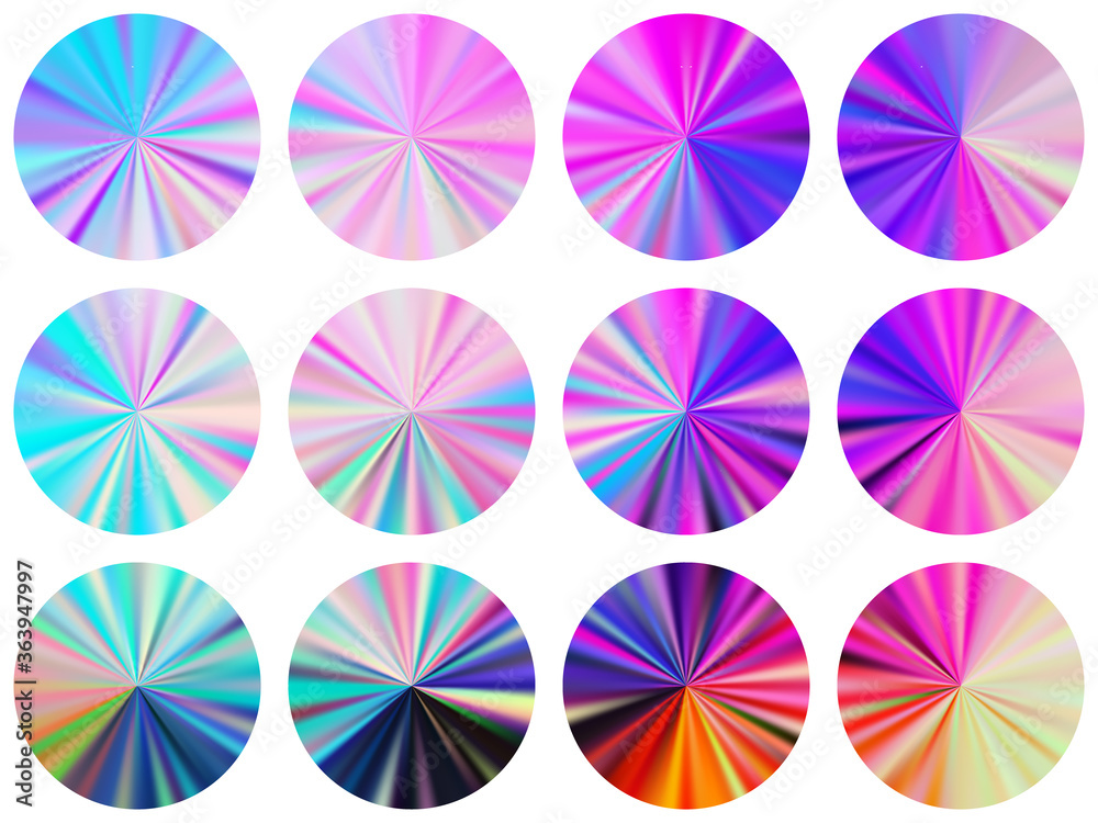 radial metallic gradient label elements vector radial metallic gradient label elements vector
