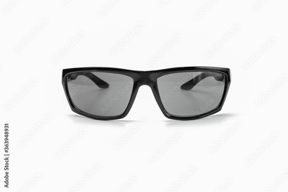 Fototapeta premium black sunglasses on a white background isolate
