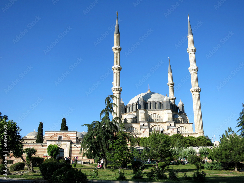 The Selimiye Mosque in Edirne, Turkey