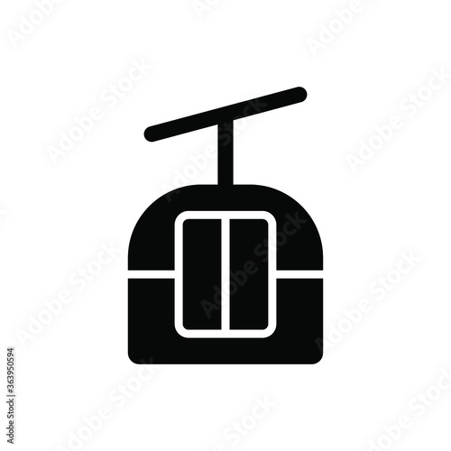funicular icon vector