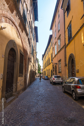 Cityscape of Lucca in Tuscany, Italy