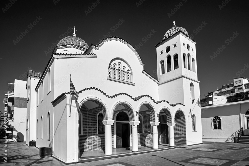 Neo-Byzantine orthodox church in the city of Rethymnon