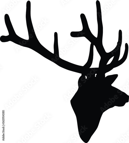 deer head silhouette