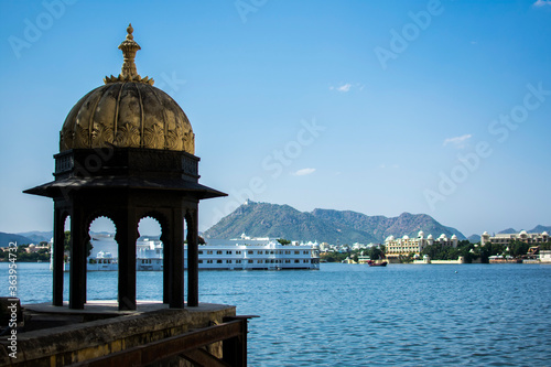 Pichola lake is situated in Udaipur city in the Indian state of Rajasthan