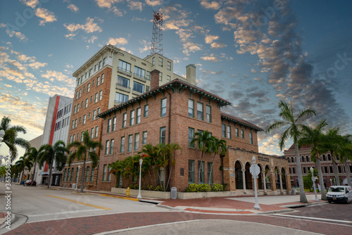 Canvas Print Photo of Roetzel Andress legal building Downtown Fort Myers FL