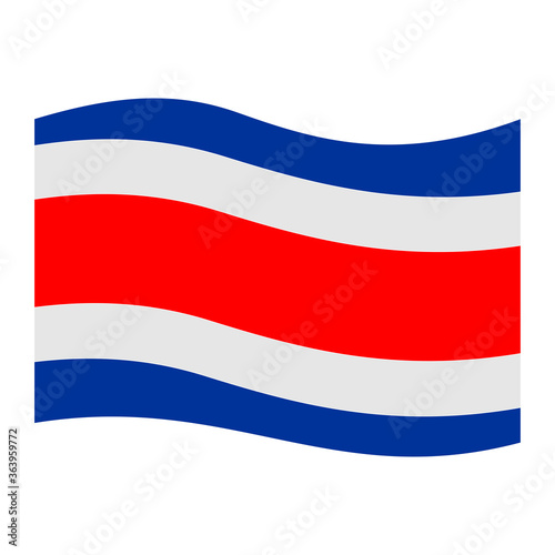 Free Download Costa Rica set flags of countries in america continent icon vector symbol of country illustration isolated white background - GFXLoad