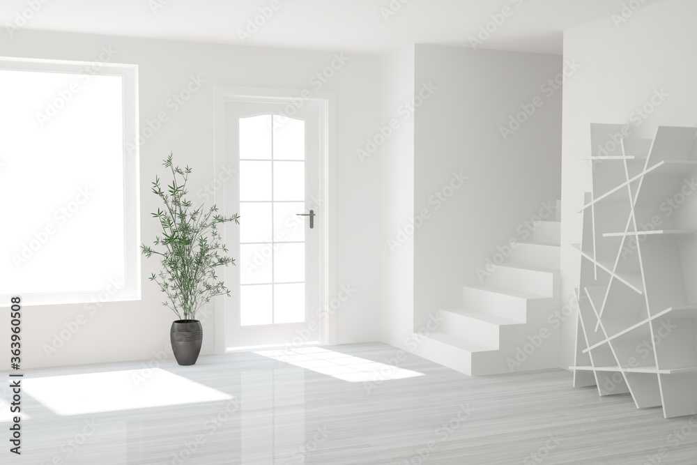 Fototapeta premium Modern interior design. 3D illustration