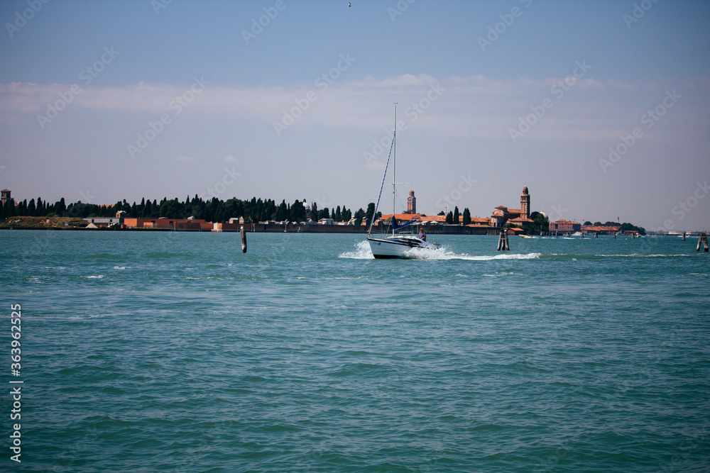 Fototapeta premium boats in the bay
