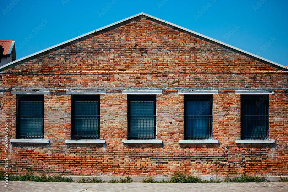 old brick building old brick building