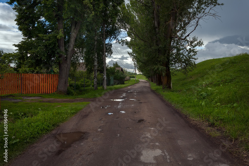 The city of Suzdal. Village road. Vladimir region. Russia. © Svetlana