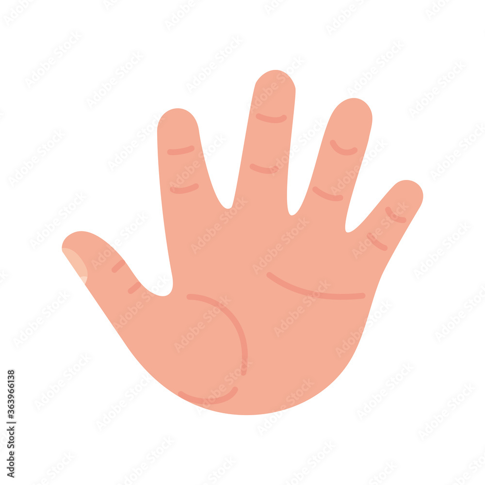 open hand design of People arm finger person learn communication healthcare theme Vector illustration open hand design of People arm finger person learn communication healthcare theme Vector illustration