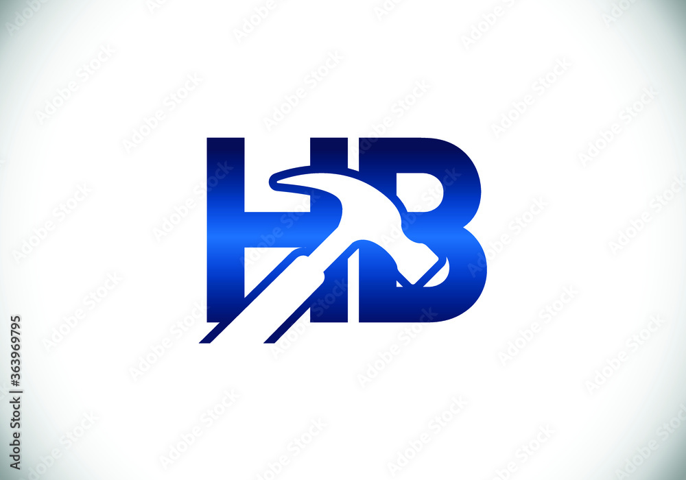 H B Initial Letter Logo design, Graphic Alphabet Symbol for Corporate Business Identity H B Initial Letter Logo design, Graphic Alphabet Symbol for Corporate Business Identity