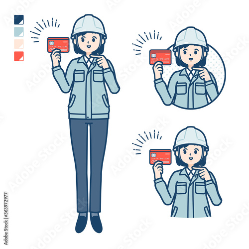 simple work wear woman_Credit-card