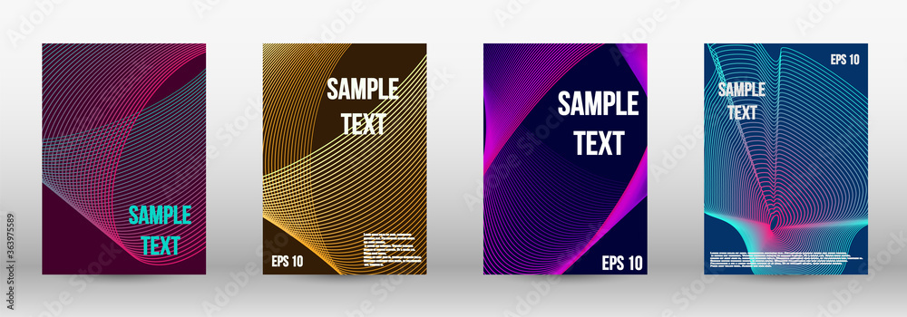 Geometric template with lines Geometric template with lines