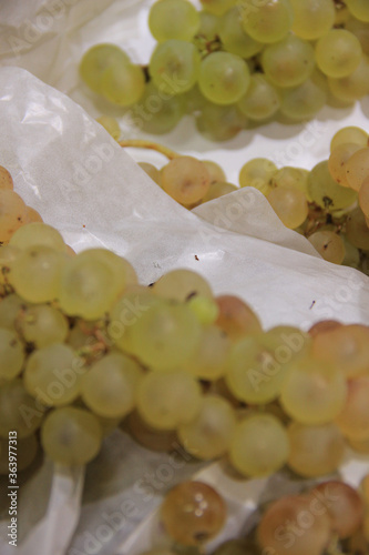 Fruits et légumes primeur marché raisin