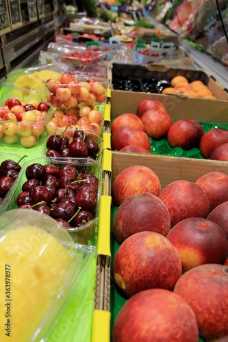 Fruits et légumes primeur marché