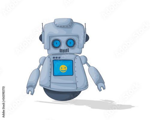 Cute robot cartoon 3