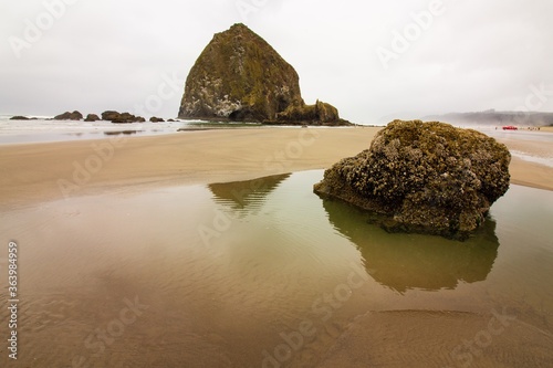 rocks and beach