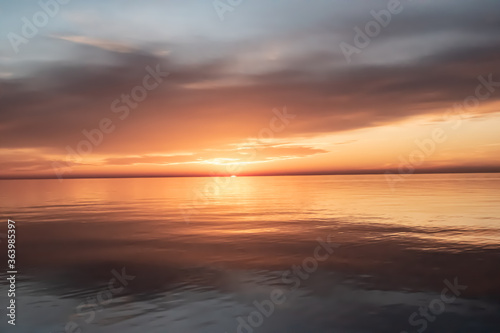 Sunrise over the water © Joe Francavilla