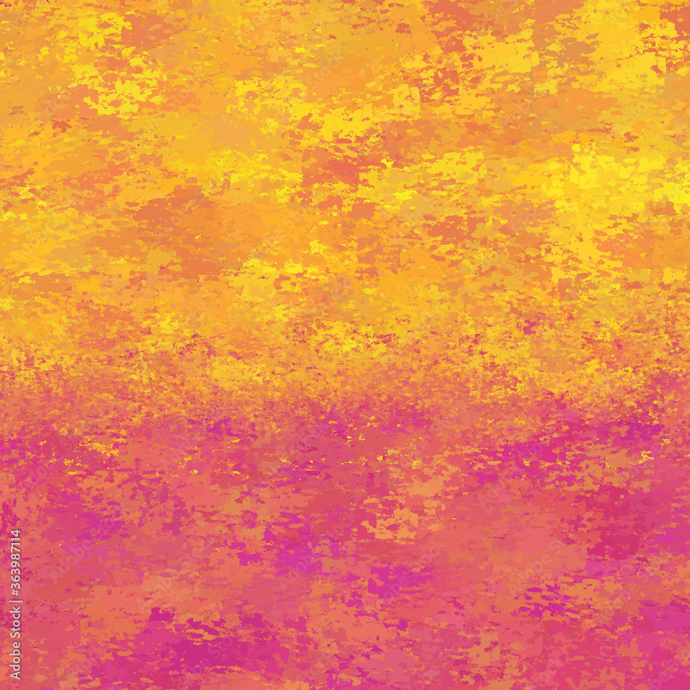 abstract colorful yellow pink gradient sunrise sunset paint texture background