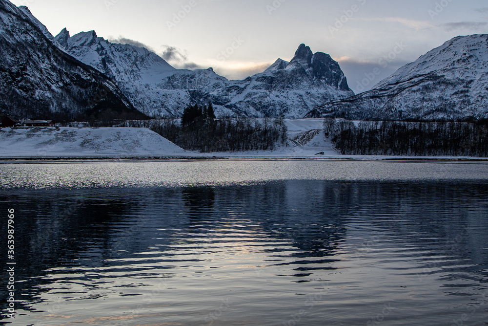 Andalsnes landscape. A vacation destination from Norway
