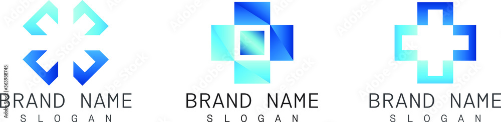 Fototapeta premium aqua blue logo-vector illustration