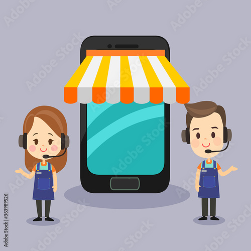 Cartoon Online customer service  