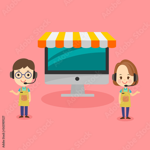 Cartoon Online customer service  