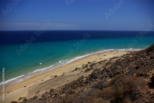 Fototapeta Naklejka Na Ścianę i Meble -  Sun beach white sand The Paradise