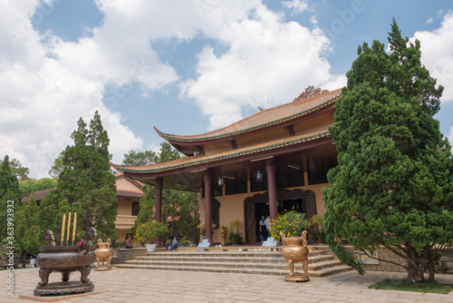 Truc Lam Zen Monastery. a famous Historical site in Dalat  Vietnam.